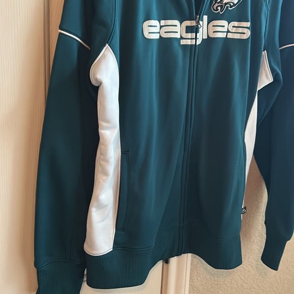 Philadelphia Eagles NFL Team Apparel Women's Green Jacket - Picture 4 of 5